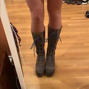 Sorel Suede Lace-up Boots
